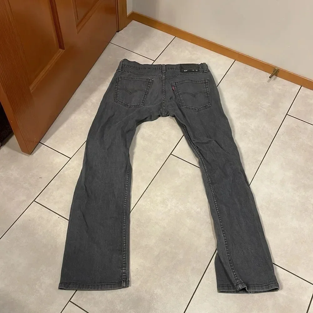 Levi’s Mens grey 514 jeans